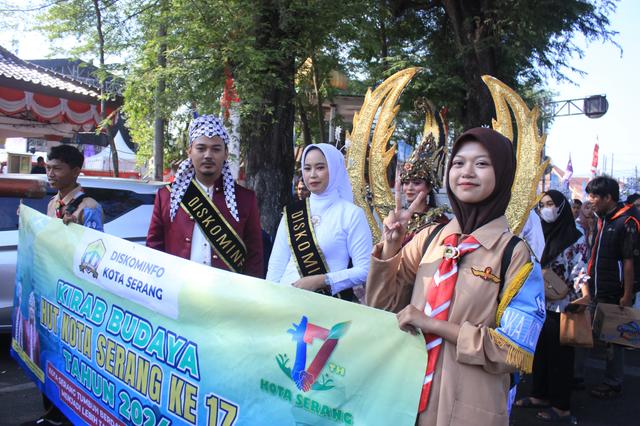 Pawai Budaya Hari Ulang Tahun Kota Serang ke 17 Tahun 2024