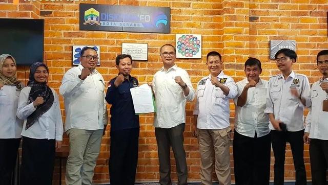 KI provinsi Banten, lakukan visitasi ke PPID kota Serang, dalam agenda monev 2023