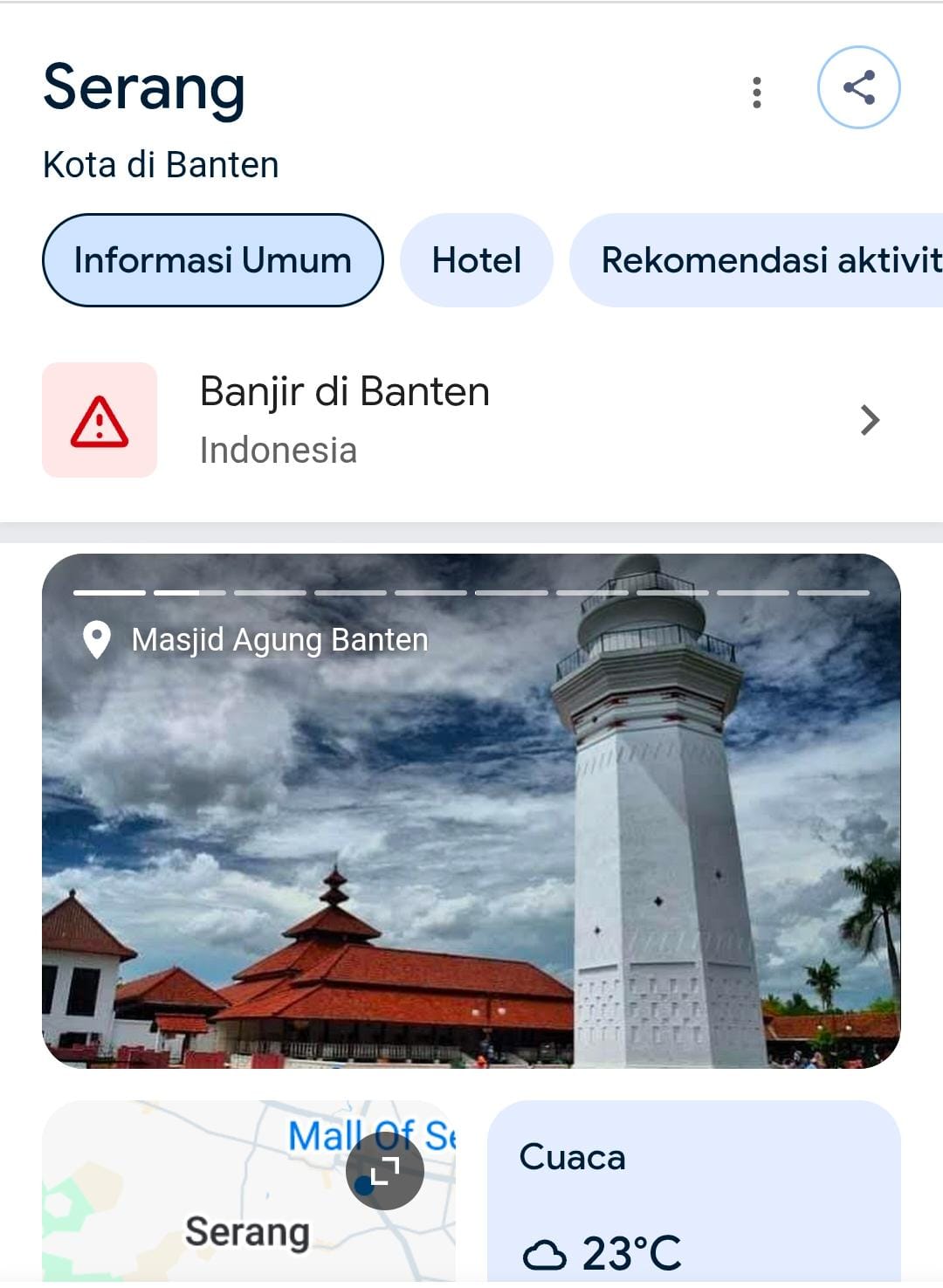 Banten Siaga, Notifikasi Dini Google, Lindungi Diri dari Bencana