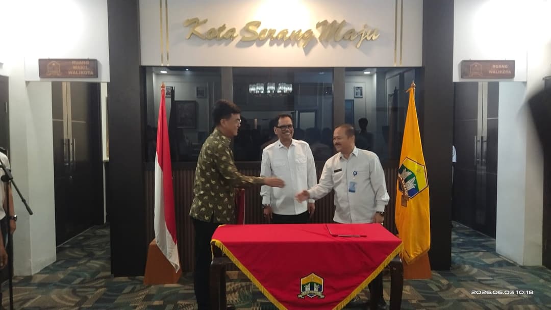 gambar-Perundam Tirta Madani Kota Serang, Jalin kerjasama dengan PT. Jaya Dinasty Indonesia