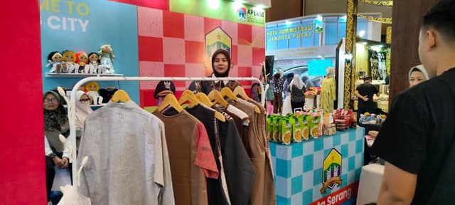 Produk Unggulan Kota Serang Curi Perhatian di Indonesia City Expo APEKSI 2026