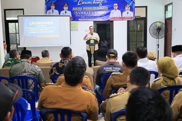 Sambat Camat Diluncurkan di Curug, Pemkot Serang Pangkas Birokrasi Pengaduan Warga
