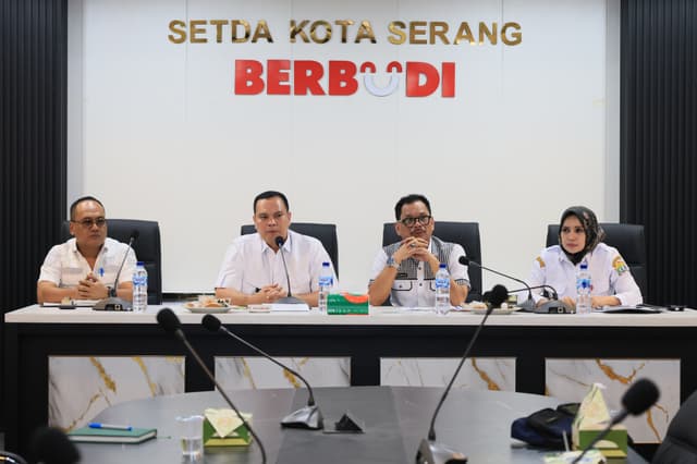 Perkuat Penyelenggaraan Pelayanan Serang Siaga 112, Pemkot Serang Gelar Rakor Antar Instansi