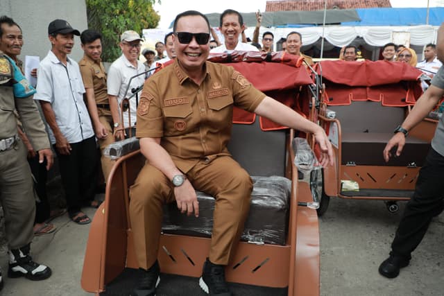 200 Becak Listrik Bantuan Presiden Prabowo untuk Warga Serang, Wali Kota Budi Rustandi Tinjau Pelatihan Teknis